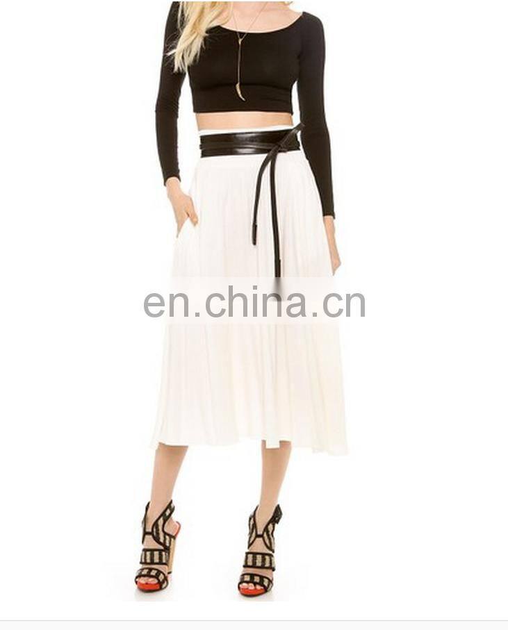 2016 New arrive ladies plain crop top