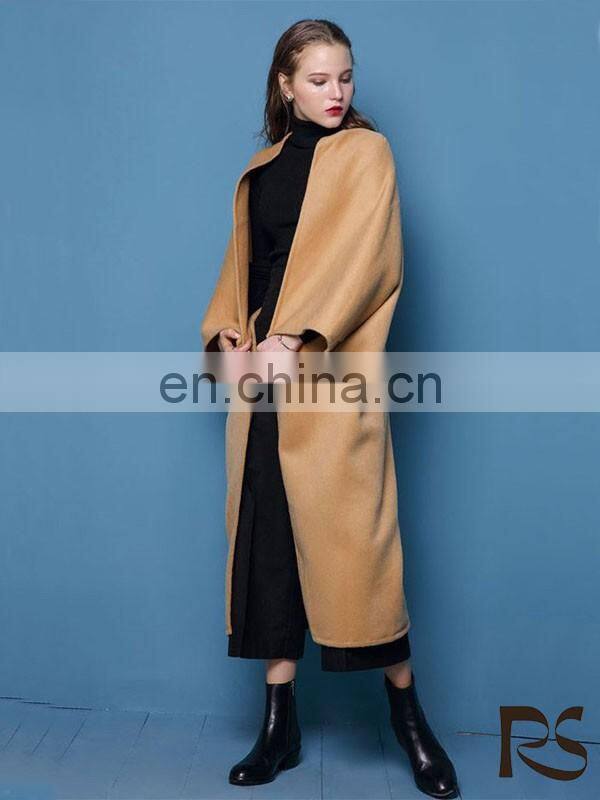 Oversized Long Wool Coat For Woman
