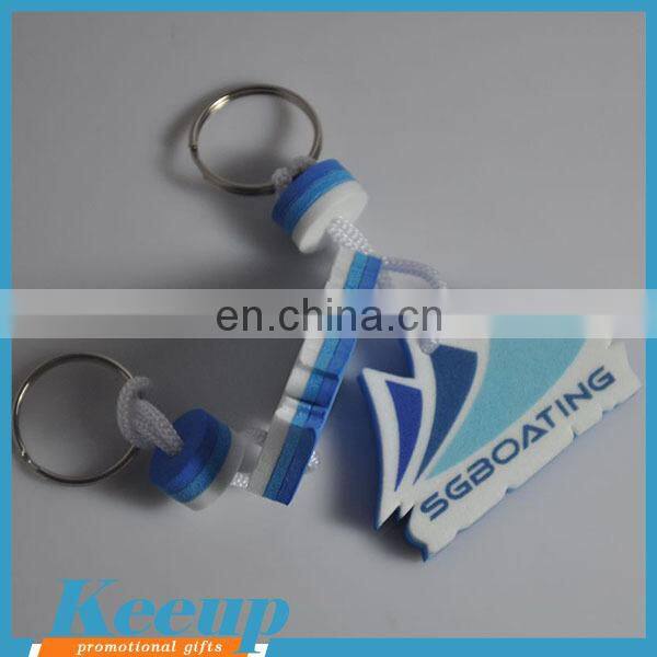 Custom Logo Promotional Gifts Cheap Blank Mini EVA Keychain