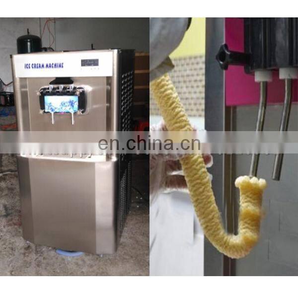 Hollow corn puffed food machine corn tube extruder ice cream hollow tube extruder