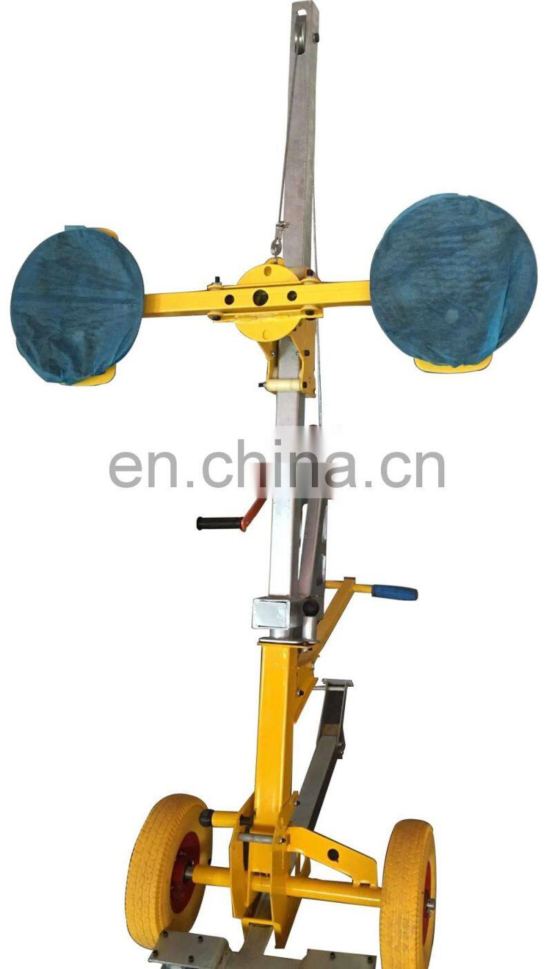 Vacuum Glass Handling Lifting Trolley Glass Sucker Carrier Lifter