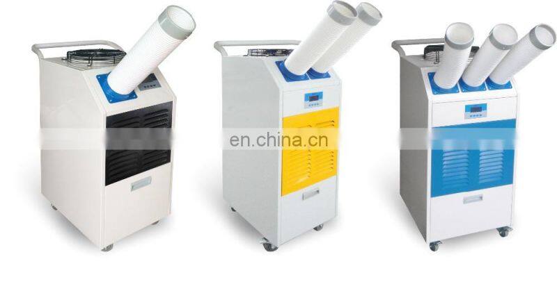 Electrical power air conditioner for garden with wheels