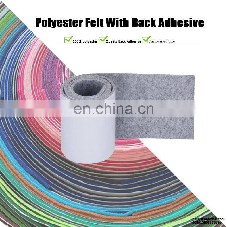 40colors for you choose double-sided adhesive felt clip holders