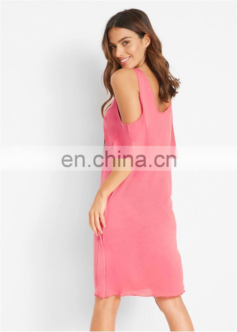 2019 Sexy Cold Shoulder Bikini Cover Ups Casual Miami Beach Letters Printed Summer Dress Women Beachwear Swimsuit Cover Up