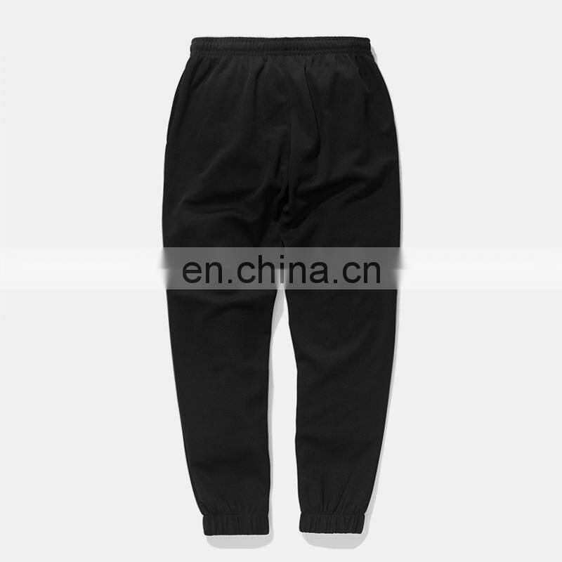 Cheap price professional casual men black sweat pants