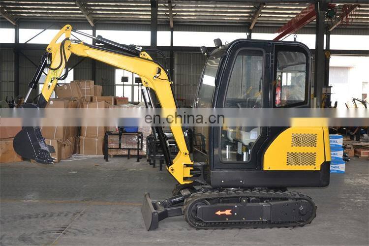 rubber or steel track excavator mini digger trench digger machine for sale
