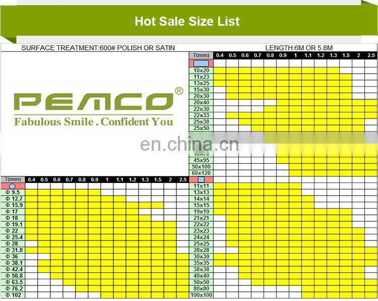 High pressure welded 316l SS304 Stainless Steel Pipe