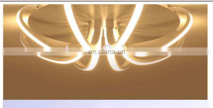 simple living room Led art ceiling lamp study lamp Nordic creative lighting