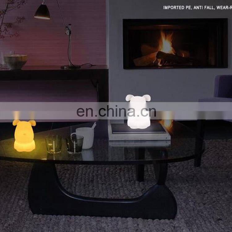 2019 New brightness adjustable remote control LED dog night light for kids children baby