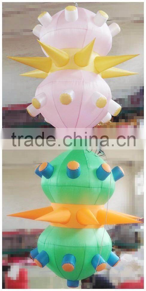 2016 new led light inflatable ceiling hanging decoration for party bar club decoration