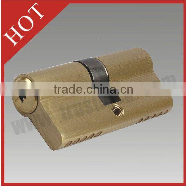 Trust China Euro Profile Brass 60mm computer key hot selling lock cylinder
