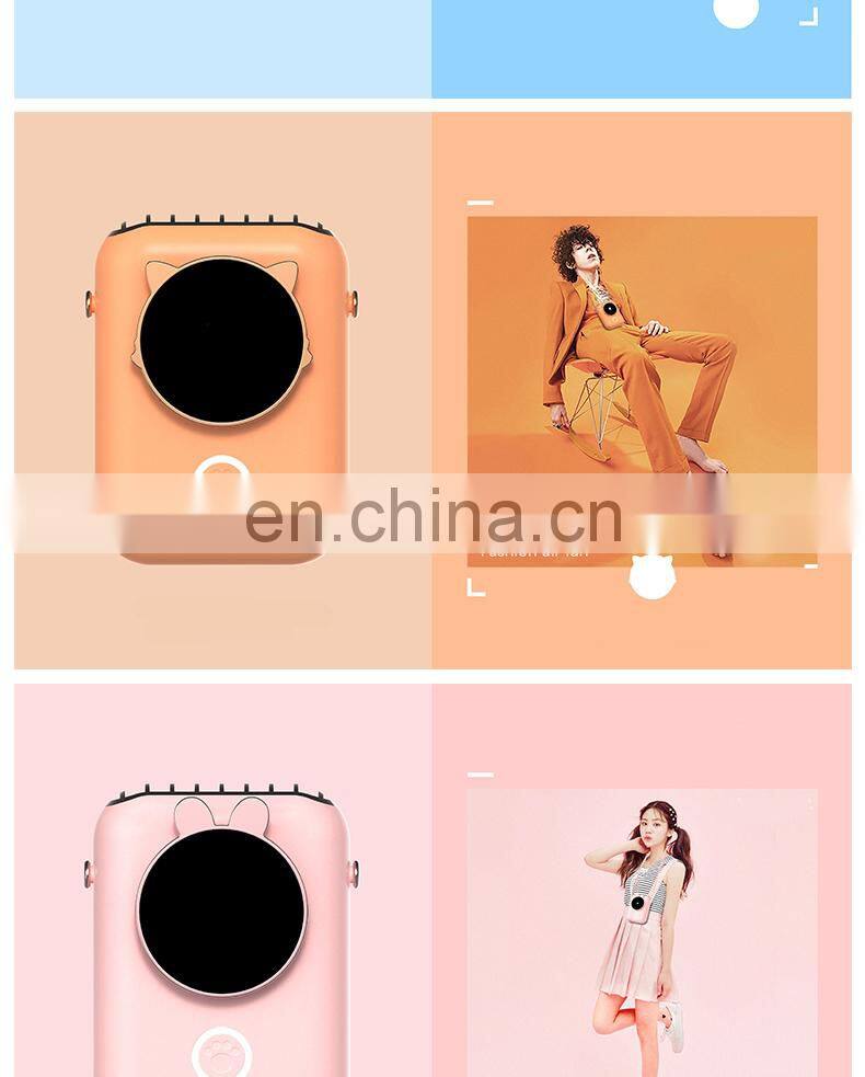 2021 Good quality and NEW style Plastic Portable Rechargeable USB Charging with Battery for Home Mini USB Fans