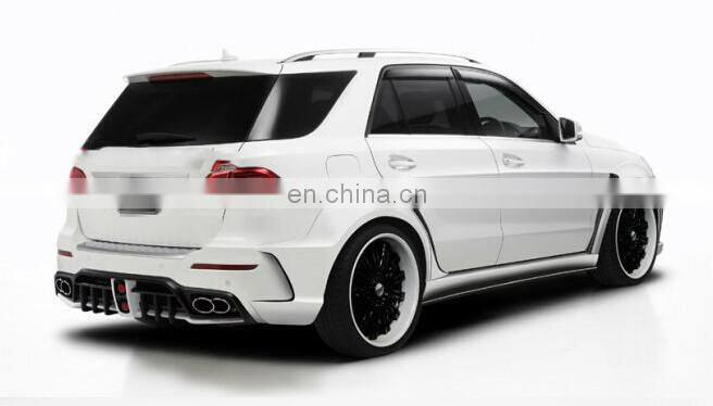 ML CLASS w166 ML320 ML350 ML400 ML63 body kit for w166 ML320 ML350 ML400 ML63 to WD style with bumper exhaust tips