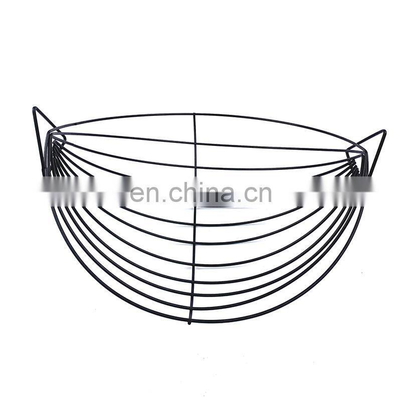 Farmhouse Home Storage Kitchen Food Fruits Organizer Egg Mesh Wire Rack Metal 2 Tier Fruit Basket