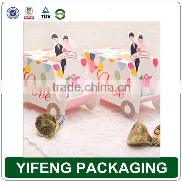 Customized small paper gift box wedding favor box Indian wedding gift box