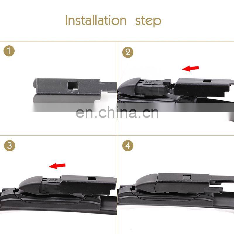 CLWIPER CL907 Wholesale Soft Multifunctional auto windscreen car wiper blade manufacturer with 16 adapters