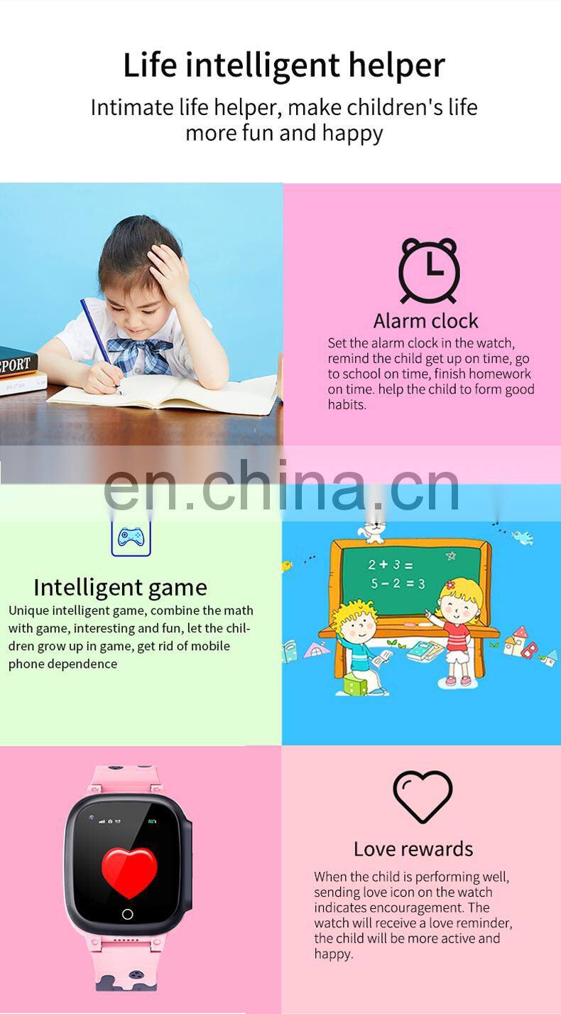 2022 amazon elderly gps tracker body temperature thermometer Fall Down Detection Smartwatches for elderly