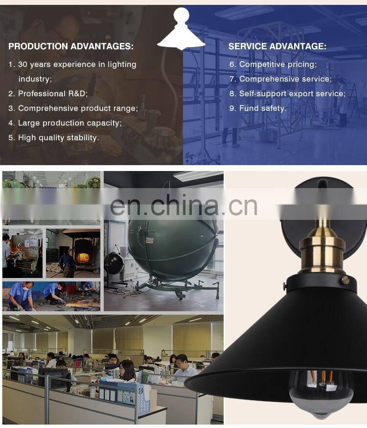 HUAYI Quality Lighting Boundary Motion E27 60w Wall Light Led