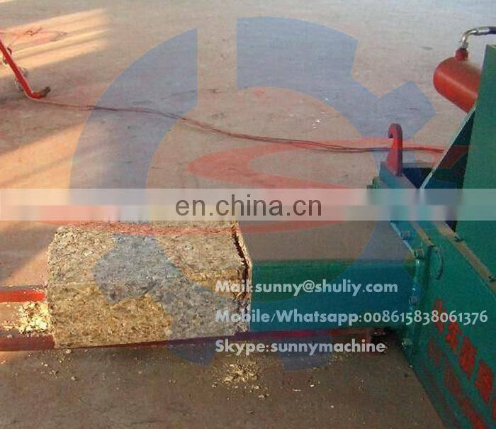 Full automatic hydraulic system wood sawdust wood shavings baler machine for sale
