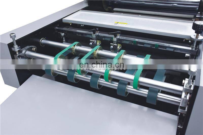 YFML540A Semi automatic roll to sheet laminadora laminating machine, paper bag tag medicine box thermal laminator