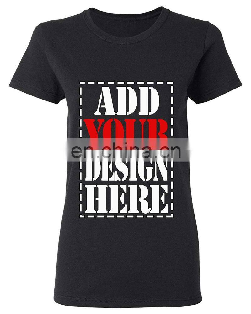 Custom design simple real cotton vocational t shirts