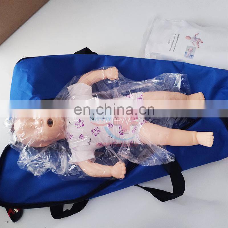 HC-S029 Baby Manikin simulation model Advanced infant airway infarction model First aid model