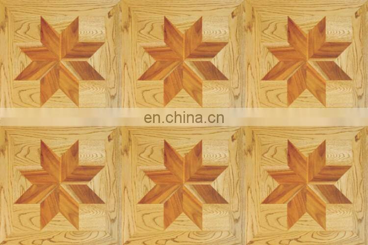 Bergeim Floors Multi-Layer Engineered Oak Chevron Unfinished Parquet Flooring