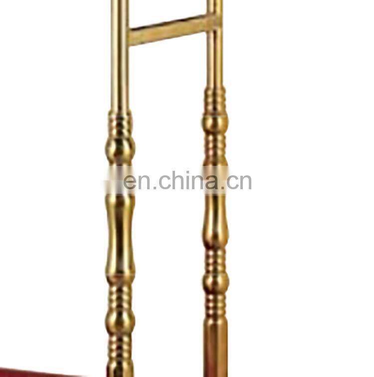 Sales Promotion Luxury 5 Star Lobby Luggage Cart Royal Polo Luggage Trolley/ Hotel Luggage Trolley Cart