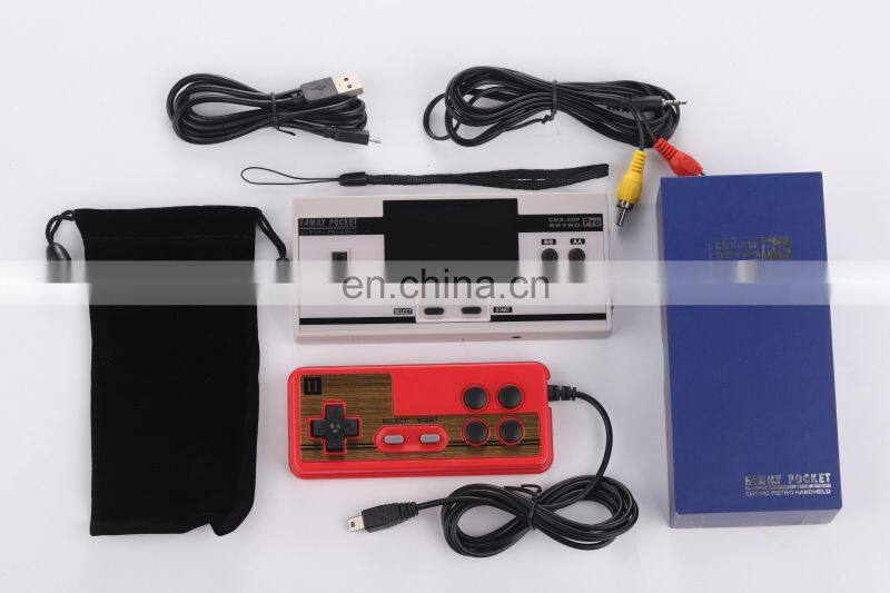 Coolbaby RS-88 Family Pocket Game Console Retro Portable Mini Handheld Game Player Can Store 348 Classic Games 3.0 Inch Color LC