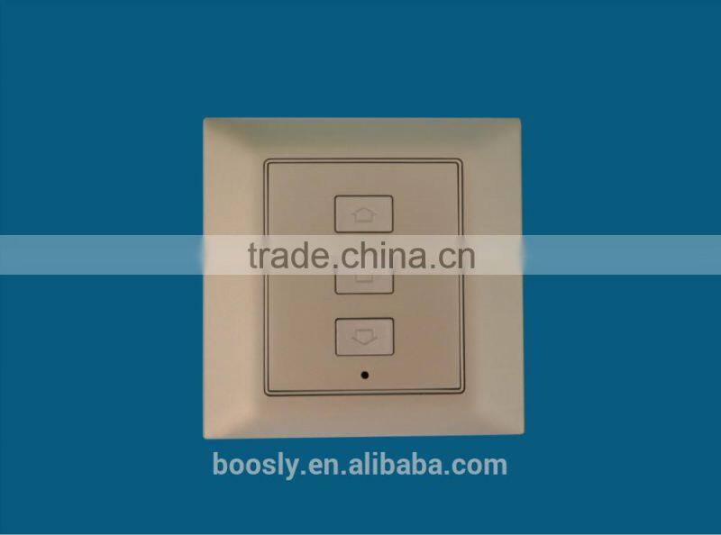 Hotel Motorized Shower Curtain with Pure Color Zebra Blind Fabric