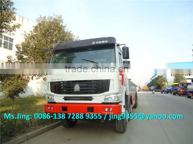 12 Wheels Heavy duty tow truck under lift wrecker truck 50-60 ton for sale