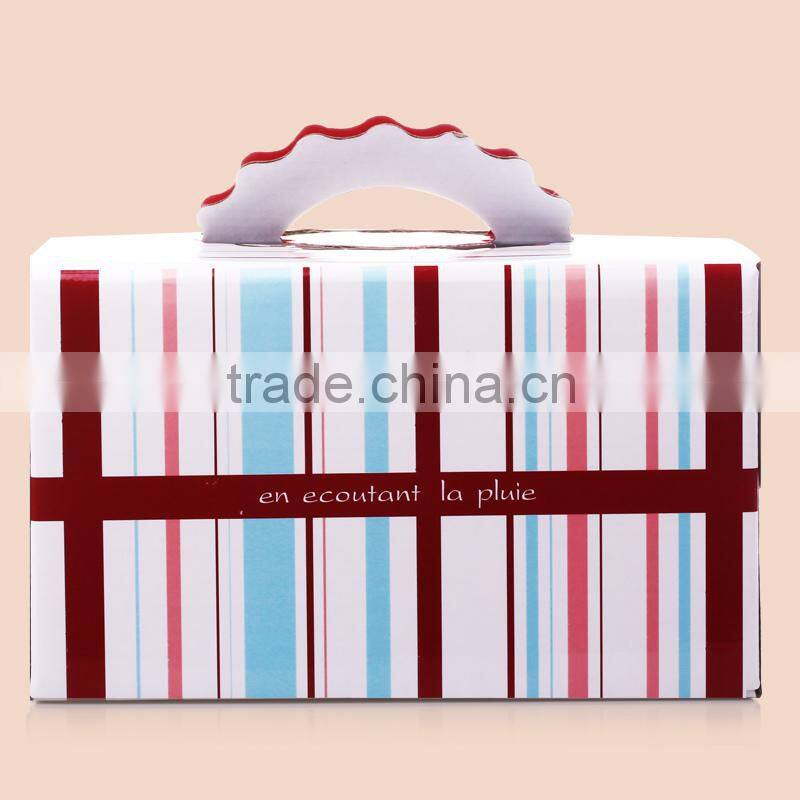 paper moon cake box with handle