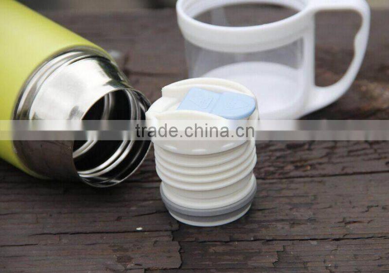 COLORFUL DOUBLE WALL VACUUM FLASK WITH WHITE BOX PACKAGING