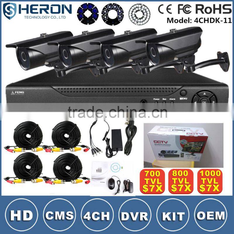 Top 10 cctv cameras DIY 4ch8ch16ch 720p960p dvr camera ahd cctv camera system