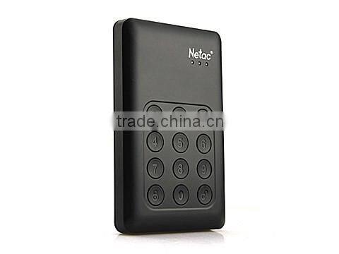 USB3.0 2.5Inch 2TB External Hard Disks with AES256 Encryption