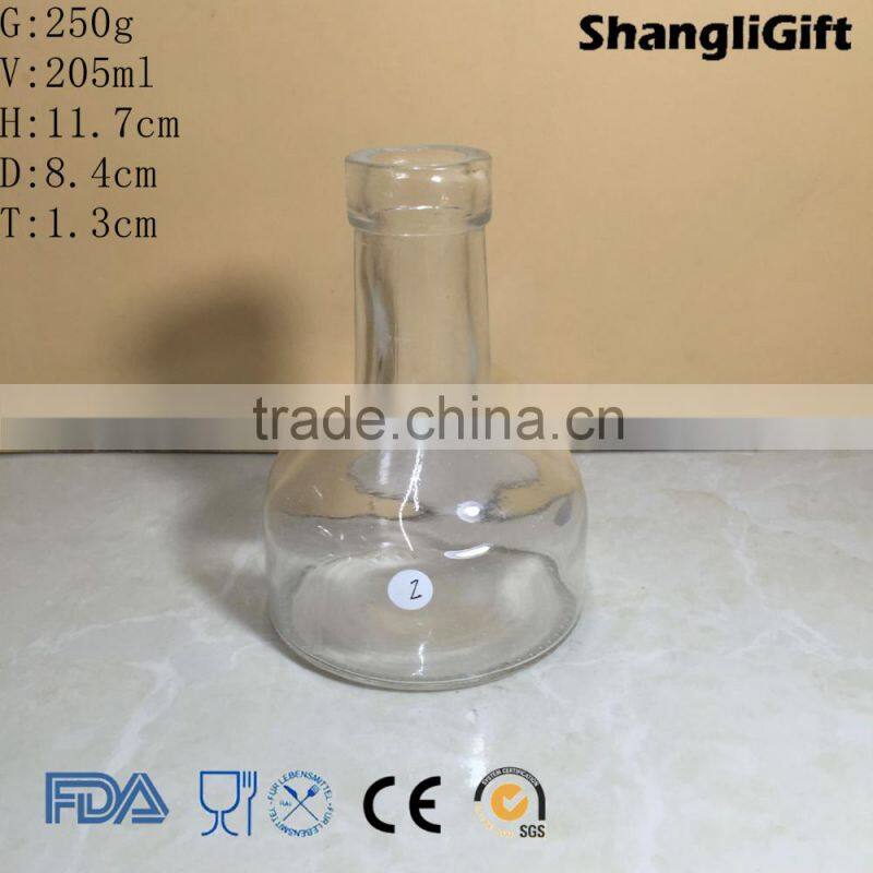 New Design 200ml Long Neck Glass Bottle Glass Milk Bottle