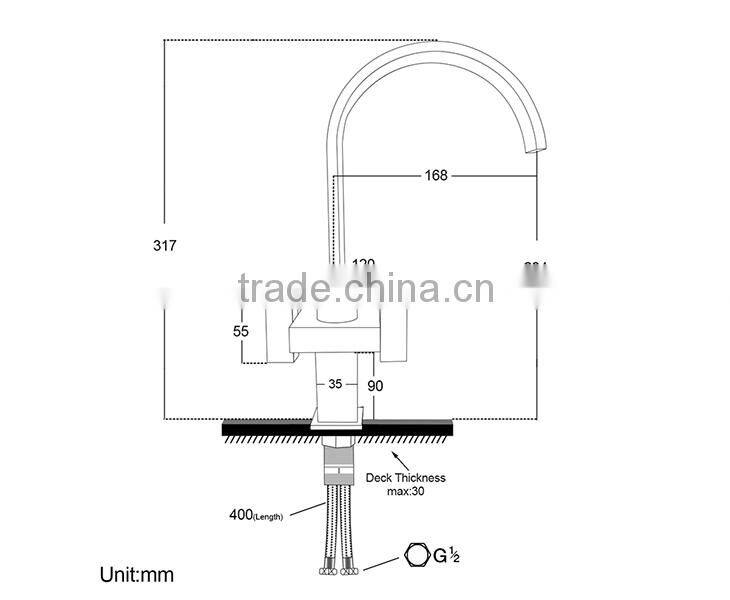 Hot selling dual handles water tap mixer