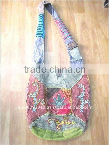 Nepal Stone Wash Cotton Handbag