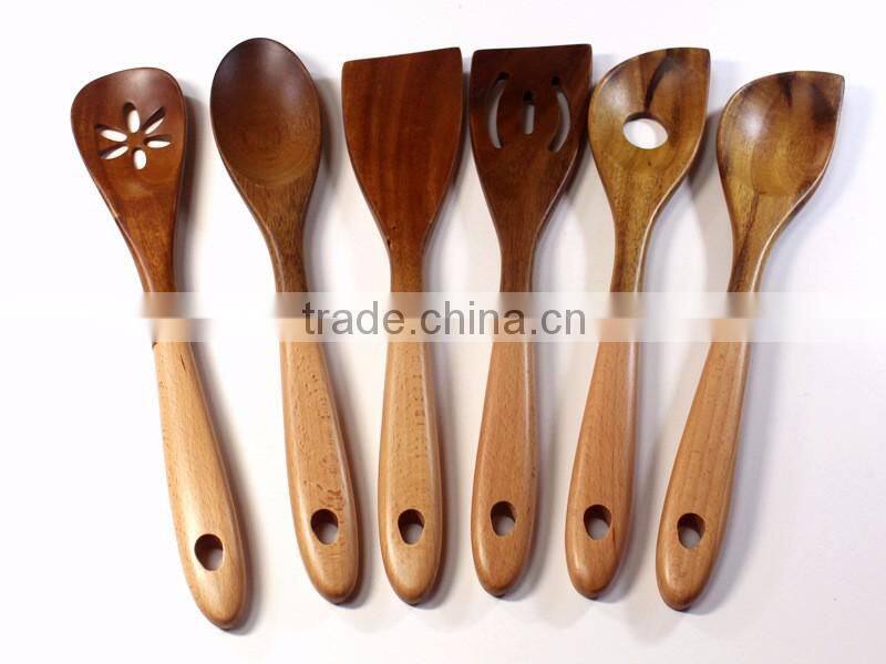 hot sale cookware sets kitchen cooking tools/wooden utensil set