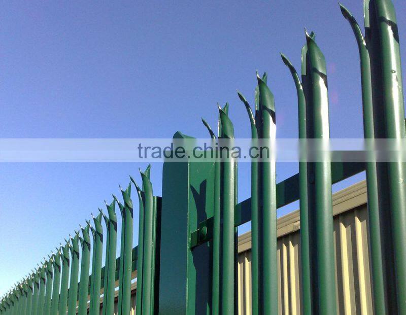British Standard 1722 antique easy to install 4 metres at railway use Palisade Security Fencing