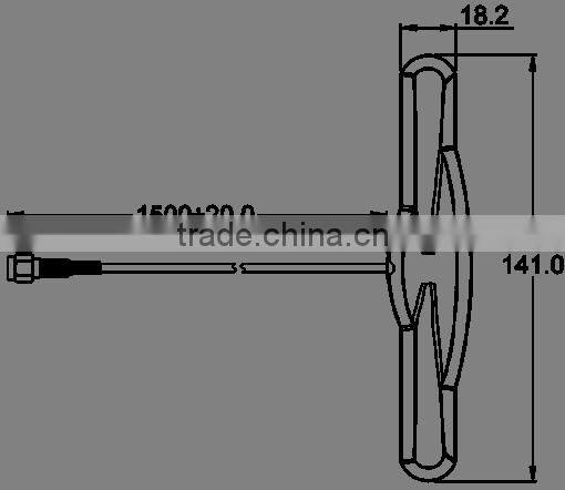 Digital TV Antenna for Car Window Antenna