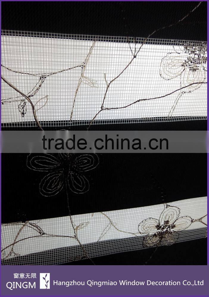 Embroider Fabric High-quality Finished Embroider Zebra Blind