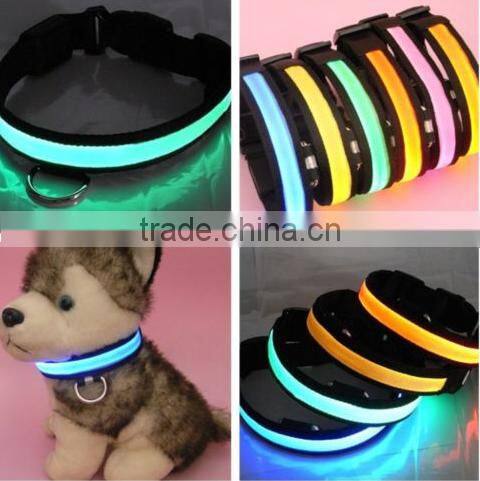 Pet Product Manufacturer Lighted Flashing 6 Led Pet Dog Safety Leash With Reflective Tape