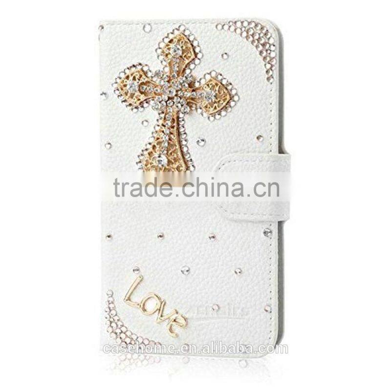 Girls Flip Cover for Samsung Galaxy Core Prime Diamond Case