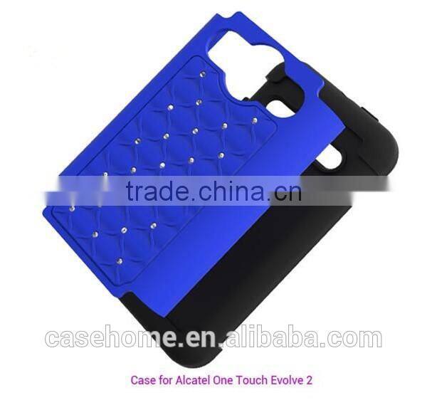 2016 Diamond 2 in 1 PC TPU Silicon Back Cover for Alcatel 4037T