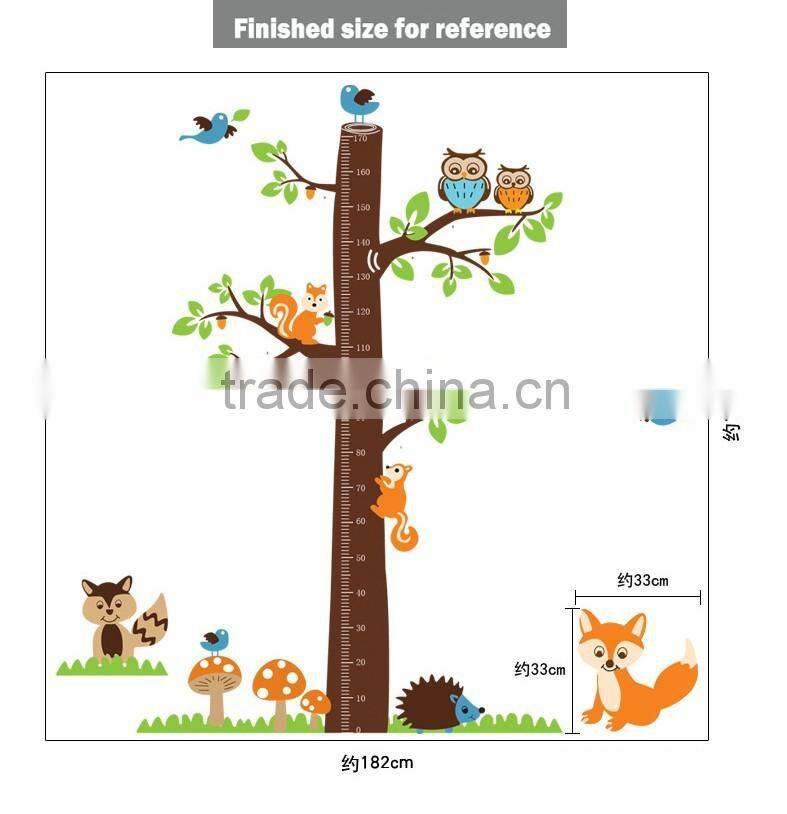 Owl Lion animal Tree Vinyl Wall Stickers kids Baby children Decor Home Wall Paper Decal deco Art Sticker New,Big