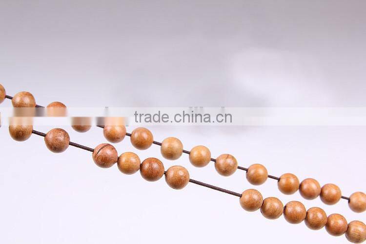 108 Wood Beads with Pendant,Japa Mala Bracelet/Necklace with Chinese Knot