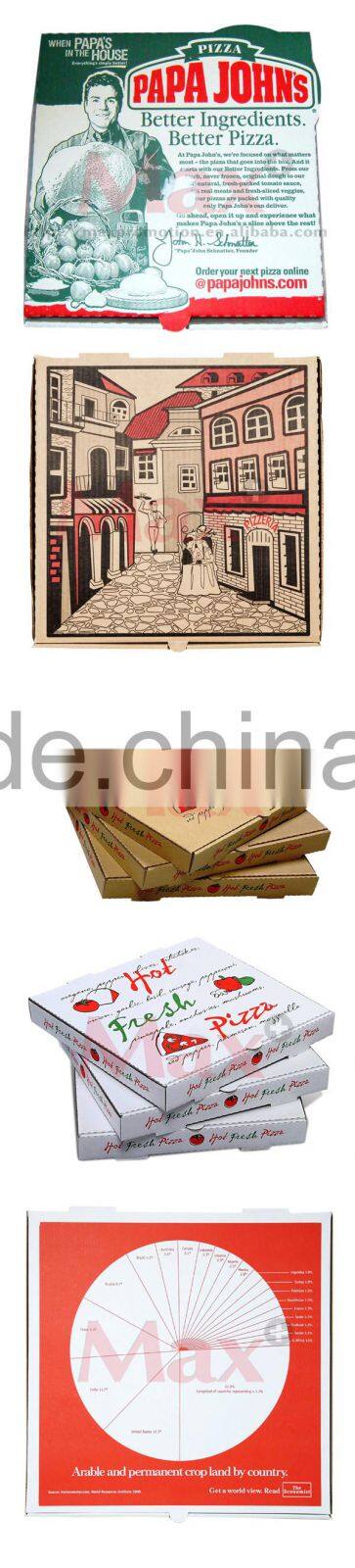 Factory Wholesale Low MOQ Pizza Delivery Box Italy Manufacturer