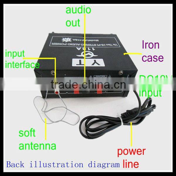 boombox subwoofer amplifier YT-118A with CD/VCD/DVD input