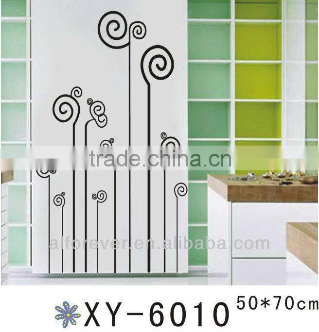The European style wall sticker black color for home decor,wall decal